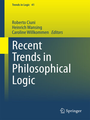 cover image of Recent Trends in Philosophical Logic